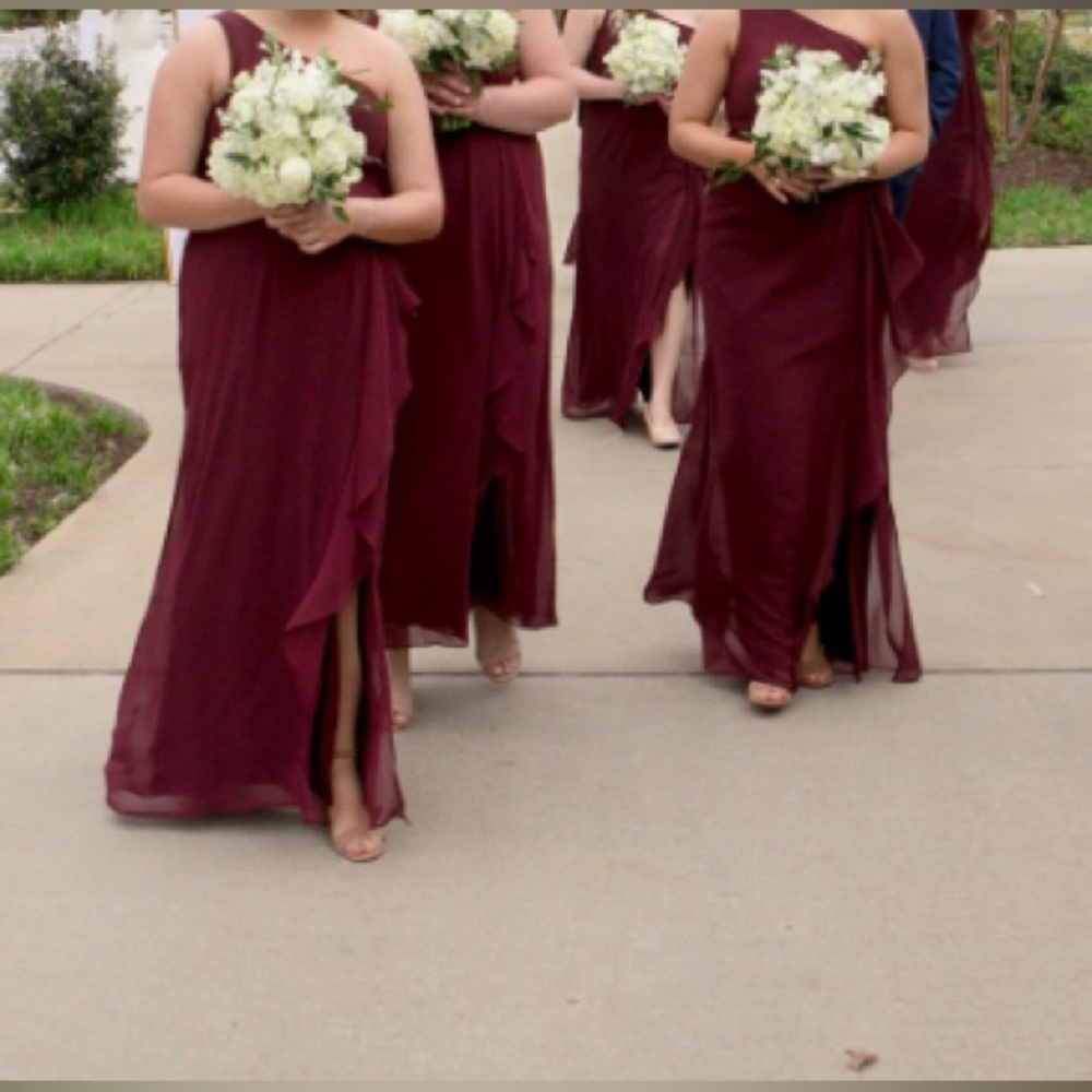 NWT Wine Bridesmaid Dress